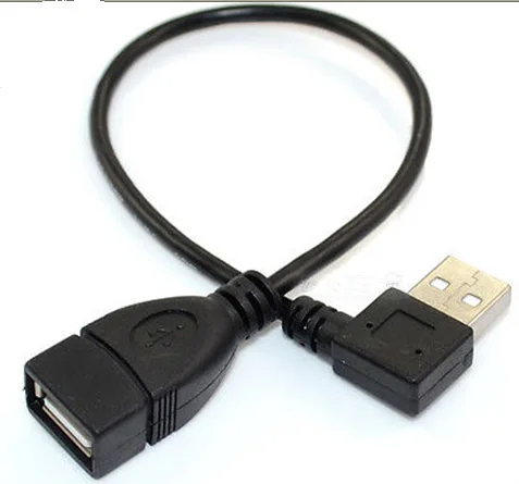 90 градусов правый локоть от мужчины до женщины Удлинитель USB 2 0 A мужской