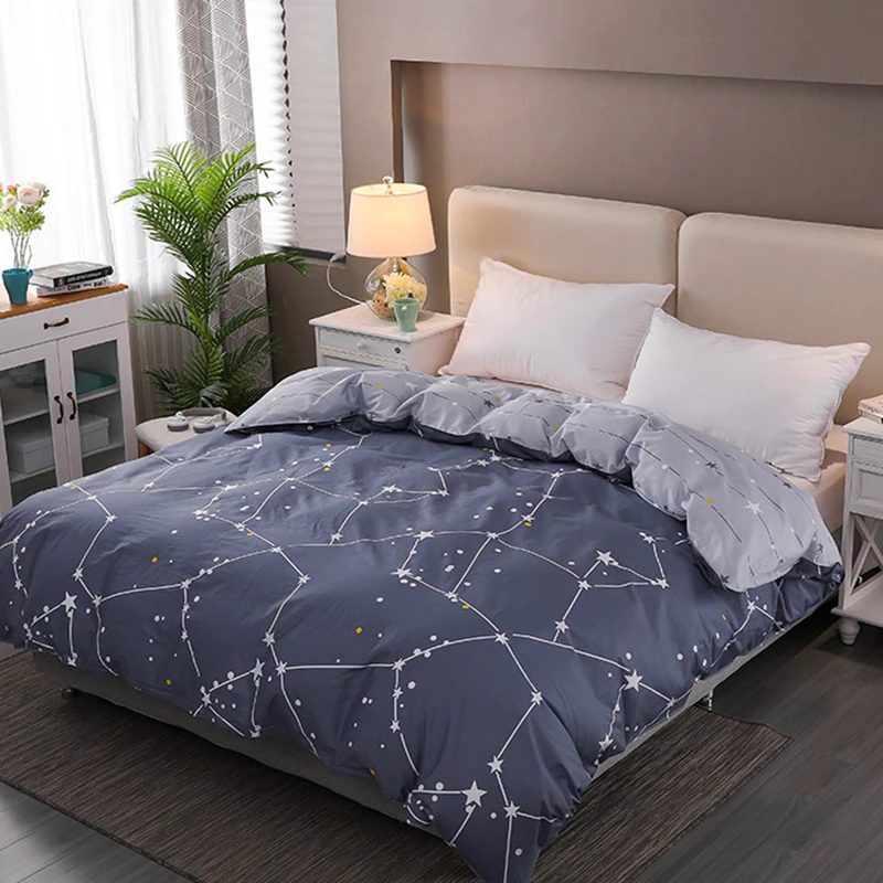 Мультфильм Звездное серии хлопок Пододеяльник Твин Полный queen king size кашне крышка