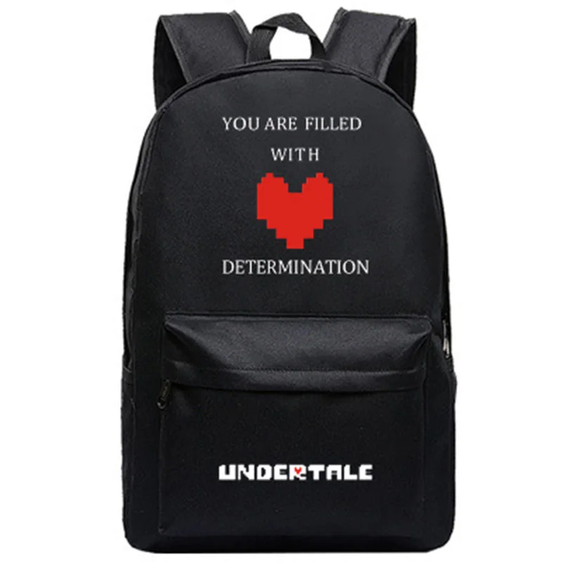 Undertale рюкзак школьные сумки для школьных сумок подростков Школьный портфели