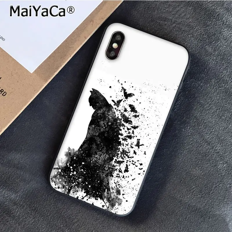 A12 MaiYaCa супергерой Бэтмен логотип новинка чехол для телефона Fundas для iphone 11 Pro Max 8 7 6 6S Plus X XS MAX 5 5S SE XR - Цвет: A12