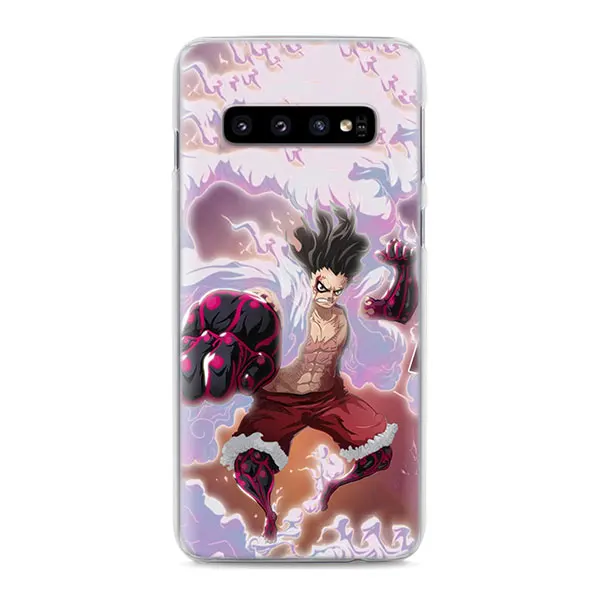 10 Одна деталь Луффи флаг логотип телефон чехлы для samsung Galaxy S10e S10 S8 S9 плюс M10 M20 M30 A50 S6 S7 края Жесткий Чехол - Цвет: 10