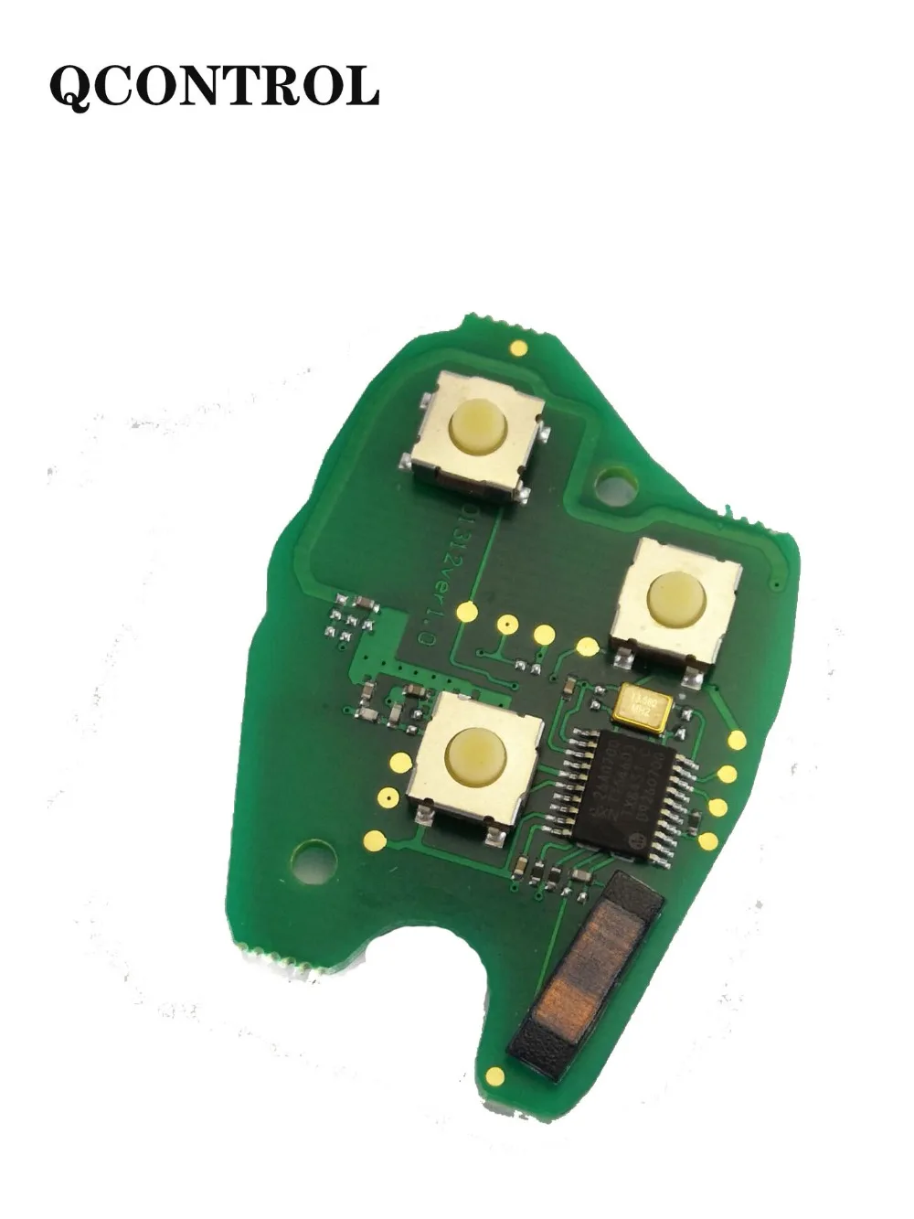 QCONTROL Автомобильный Дверной замок дистанционный ключ подходит для Renault Clio Scenic Kangoo Megane 433 МГц с PCF7946/PCF7947/7A чип