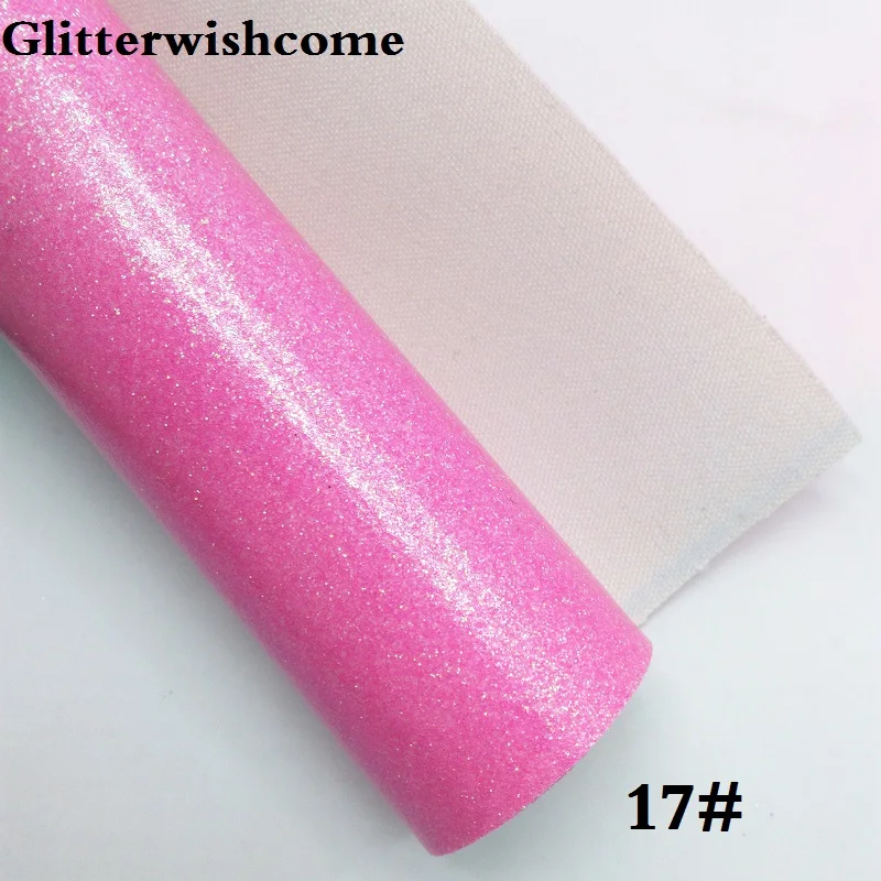Glitterwishcome 30X134 см мини-рулон блестящая ткань винил для бантов гладкая блестящая кожа ткань искусственная кожа для бантов, GM200