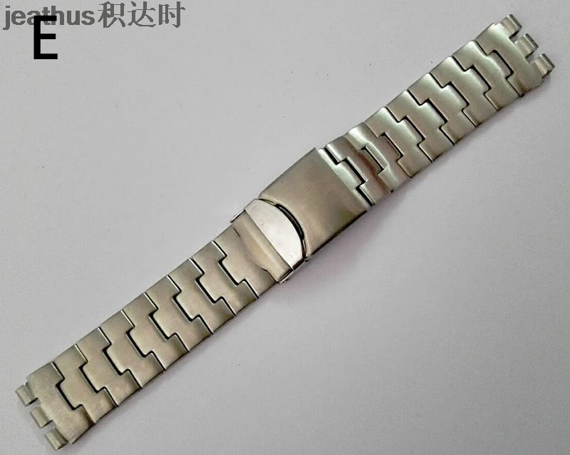 Jeathus Ремешки для наручных часов Замена для swatch стальной ремень ycs410gx 438 511 19 мм нержавеющая сталь Ремешок ирония человек браслет часы