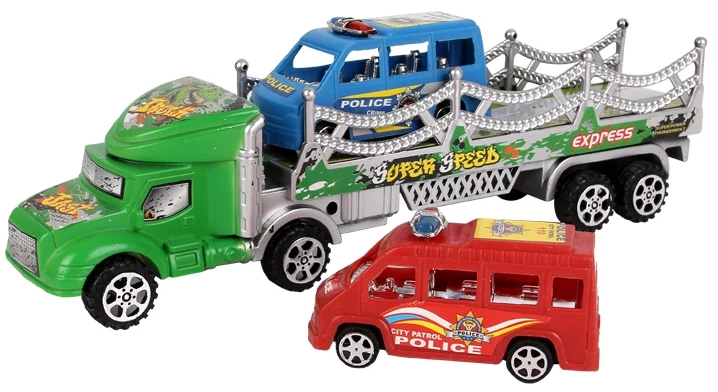 Лидер продаж сопротивление падению Зеленый Большой инерционный грузовик прицеп