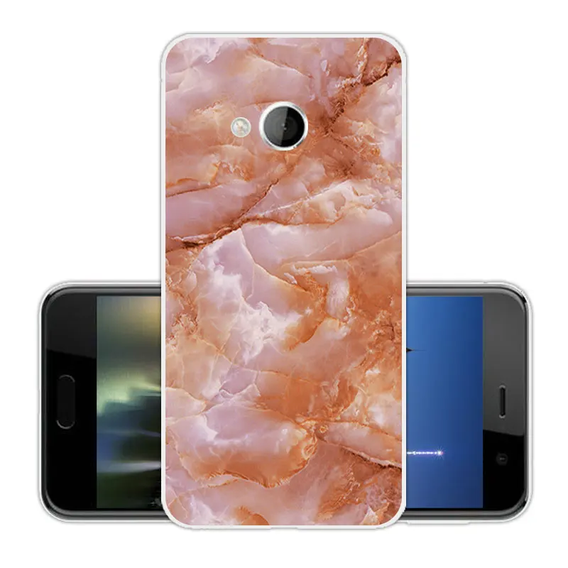 For HTC U Play Alpine Case Soft Silicon Transparent TPU Back Cover Ultra Thin Fundas Scenic Eagle Phone Cases |