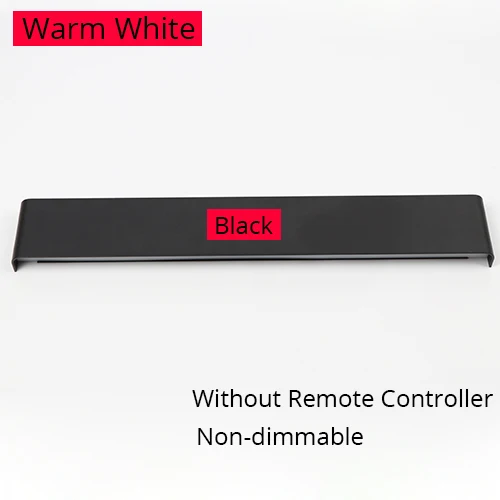 Black Warm White 61 см/76 см светодиодный настенный светильник, современный настенный светильник для спальни, гостиной, лестничный светильник, декоративный алюминиевый Диммируемый пульт дистанционного управления - Lampshade Color: Black Warm White