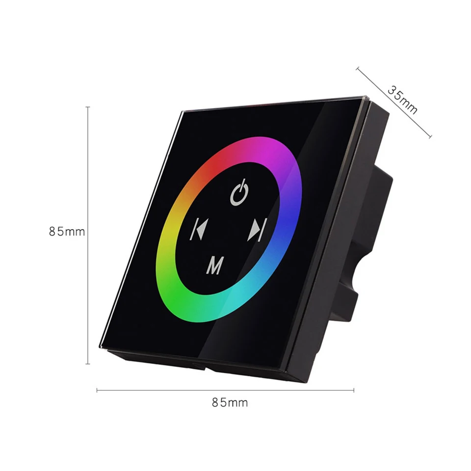 3 Chanels 4 кнопки TM08 панель RGB сенсорный переключатель реостат умный режим памяти для