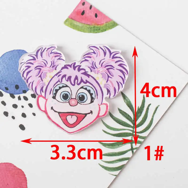JL 1 шт микс уличные Мультяшные значки кунжута на булавке Kawaii значок bacgets на рюкзак значки на одежду акриловые значки Z66 - Цвет: NO1