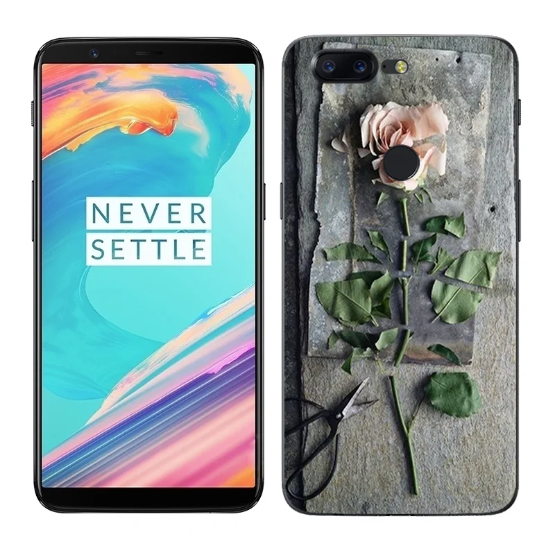 Чехол для Oneplus 5T с модным принтом чехол телефона из мягкого силикона 6 01 &quotдля