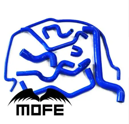 MOFE зеленый 3Ply 8 шт. набор силиконовых шлангов радиатора охлаждающей жидкости для