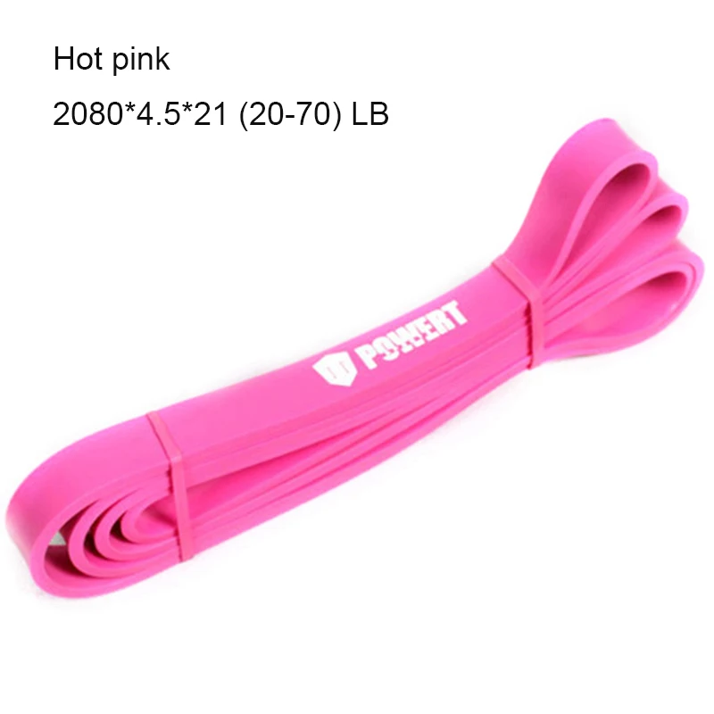 Natural Latex Elastic Fitness Pilates Resistance Bands Strength Power Band Lifting Gym Workout Training Fitness Equipment