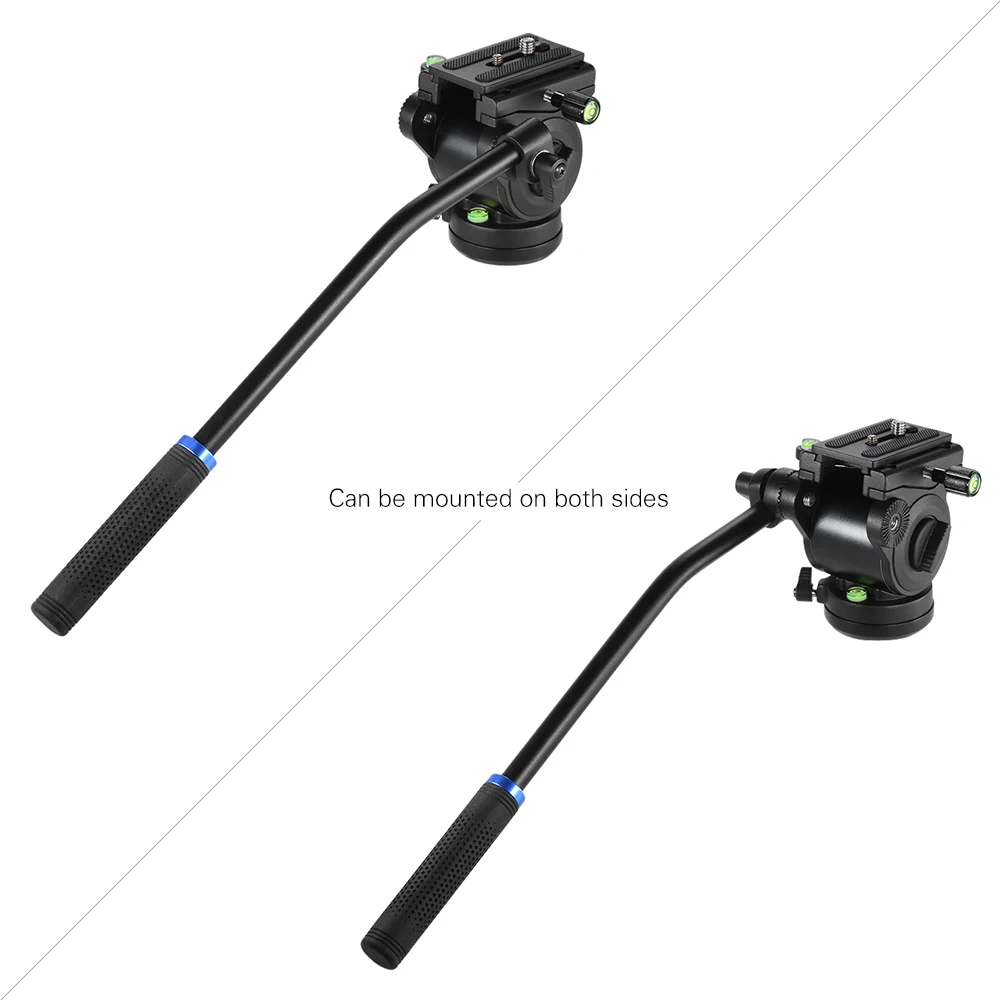 Andoer Профессиональная Фото Видео головка с быстроразъемной пластиной для Canon Nikon