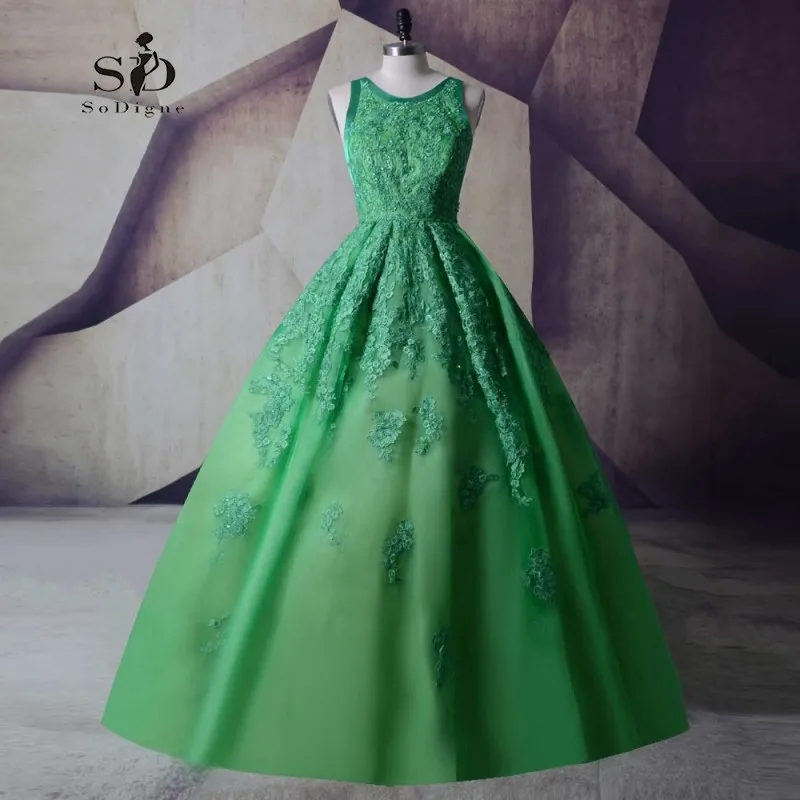 Vestidos Para Formatura мятно выпускные платья аппликации из кружева parposeaneras 2018 бальное