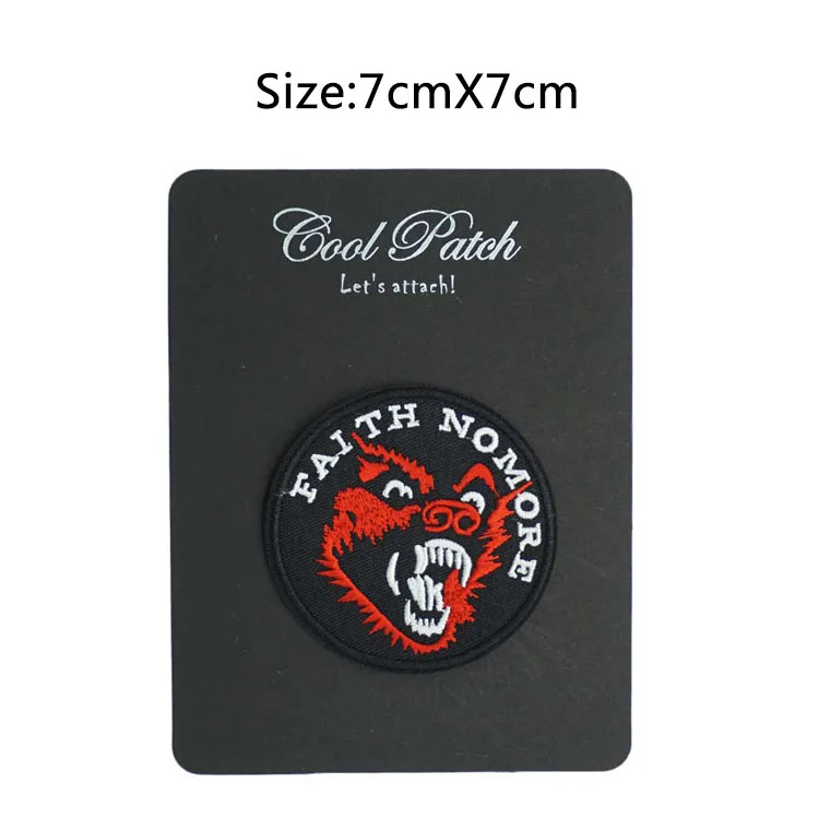 Музыкальная лента FAITH NO MORE Wolf патч для пришивания аксессуары одежды в стиле панк |