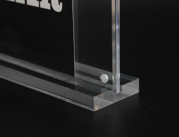 А4 акриловая настольная стойка дисплей ценник знак этикетка карта фото рамка