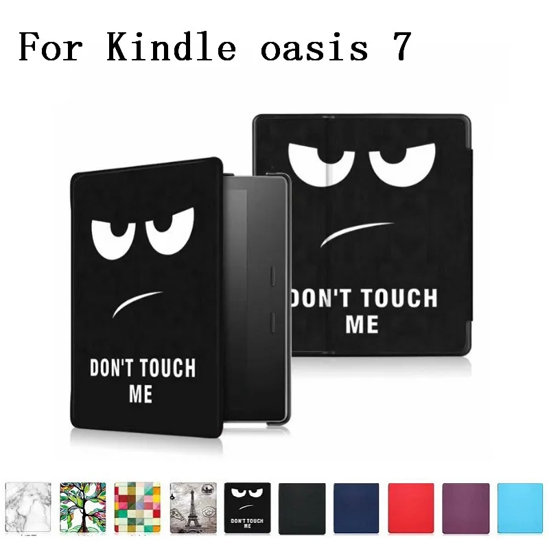 Из искусственной кожи чехол для Amazon Kindle Oasis 2017 умный тонкий 2 (Новинка выпуска) 7
