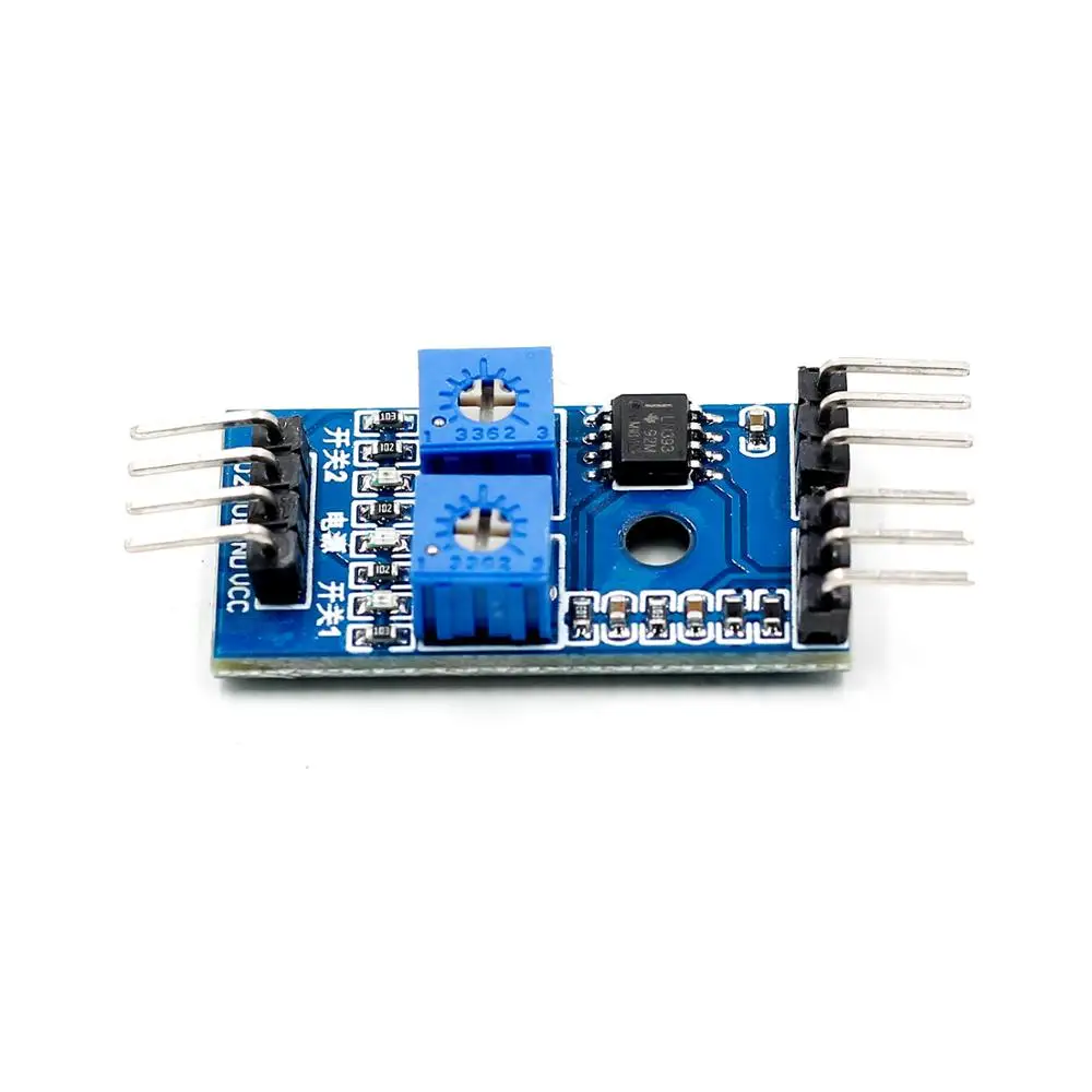 2 сторонний модуль датчика отслеживания черно белая линия фотоэлектрическое