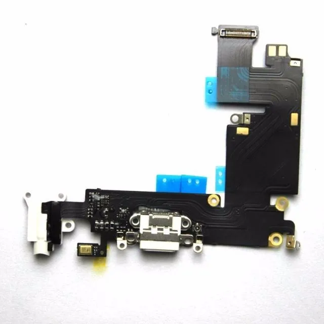 

10pcs Original USB charging port dock flex cable For iphone 6 4.7' 6plus 5.5' USB Plug Charger headphone Audio Jack Replacement