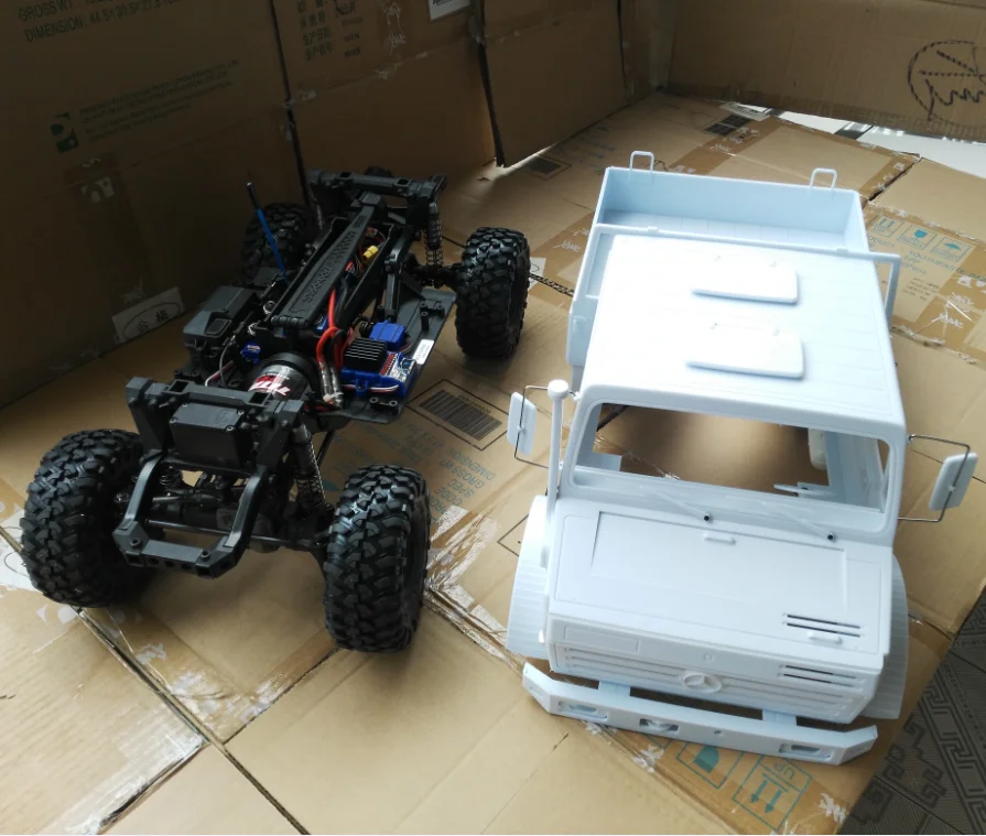Новый Белый кузов грузовика масштаб 1/10 Rock RC Гусеничный автомобиль твердый