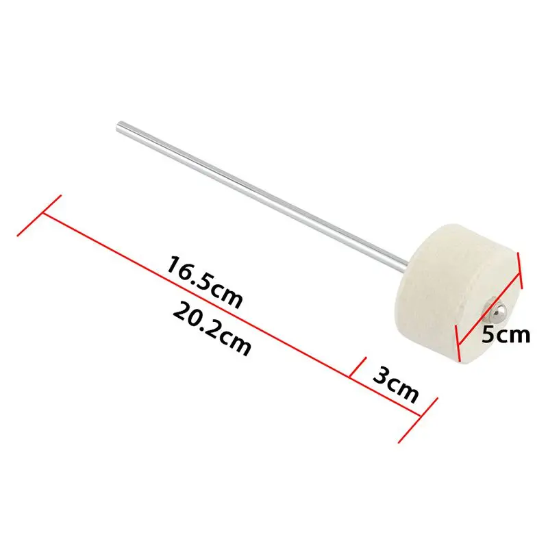 SLADE Новый басовый ударный барабан Beater войлочная педаль головка для ударного