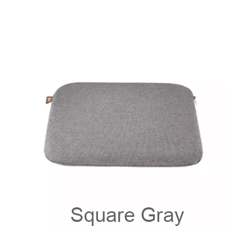 Square Gray Xiaomi Mijia Youpin 8H Антибактериальная подушка для сиденья из хлопка с эффектом памяти зимняя быстрая теплая подушка для путешествий автомобиля домашний декор для офиса - Цвет: Square Gray