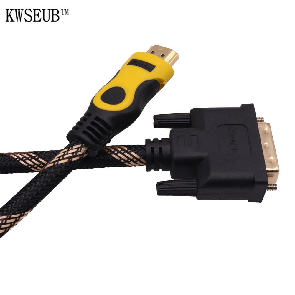 1 шт. 140 см * 8 5 мм Кабель Hdmi DVI Версия 4 компьютерный кабель DVIi линия высокой