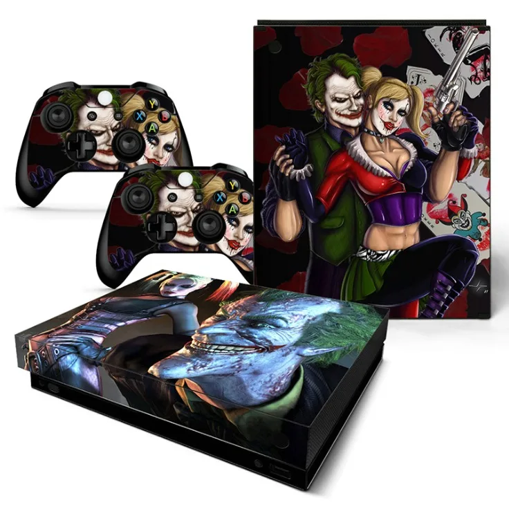 Джокер для Xbox One X наклейка консоль Защитная Наклейка полностью тело vinly - Цвет: TN-XboneX-0061