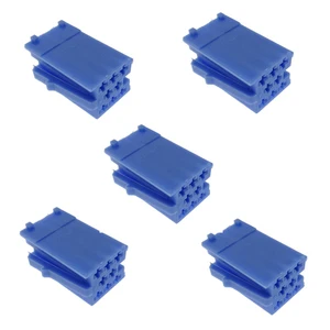 100 шт. Универсальное автомобильное радио устройство жгут AUX кабель мини Iso разъем 8Pin разъем синие контакты