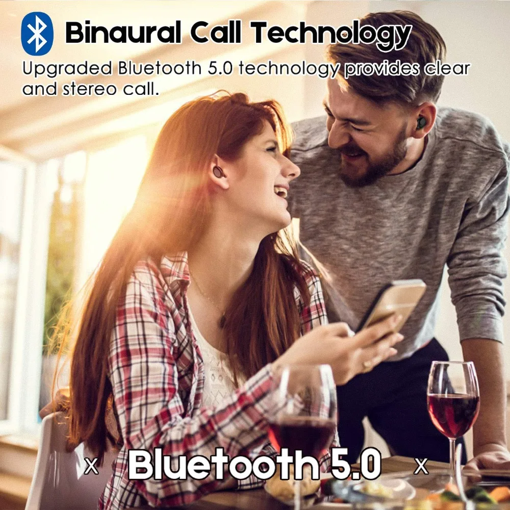 Bluetooth 5 0 наушники TWS Наушники Беспроводные спортивные игровая гарнитура с