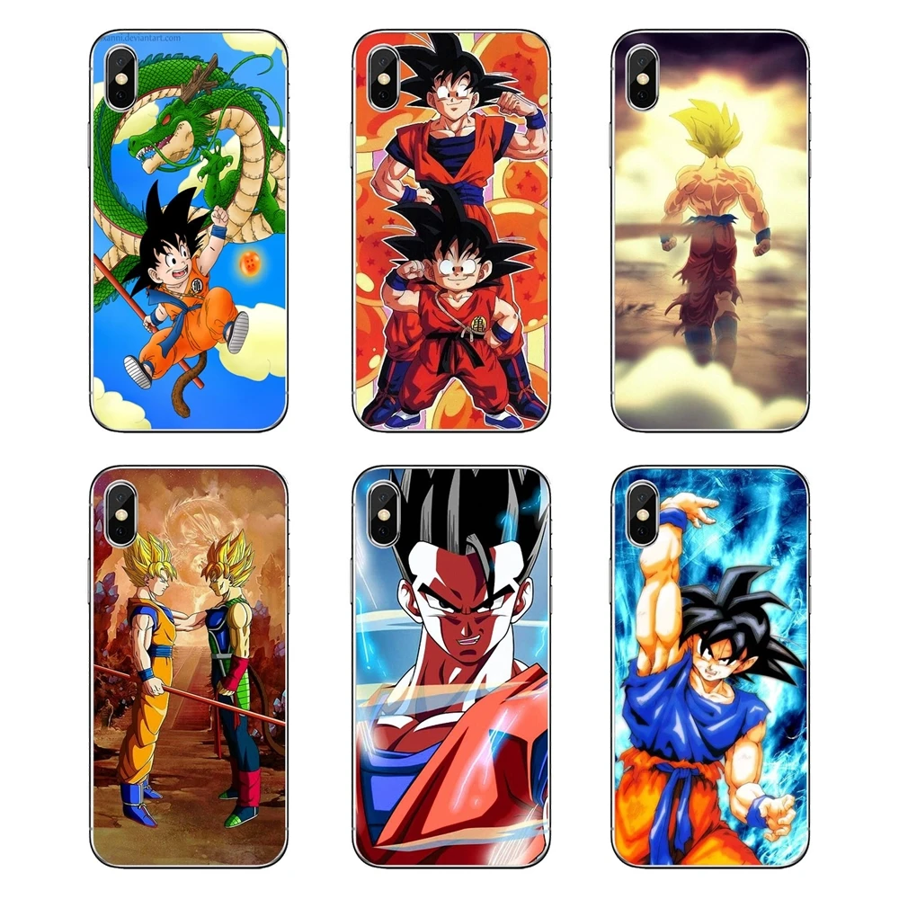 Силиконовые чехлы для Samsung Galaxy A5 A6 A7 A8 A9 J4 J5 J7 J8 2017 2018 Plus Prime DRAGON BALL Z Super Saiyan God Son Goku |