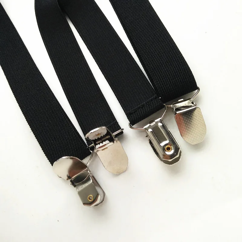 Крутые черные подтяжки для мужчин и женщин прочный эластичный ремешок