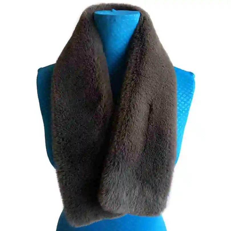 (TopFurMall) женские шарфы из натурального меха кролика рекс на осень и зиму меховые