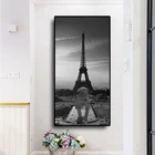 Diy алмазная живопись Черно-белая Парижская башня Пейзаж полная Алмазная вышивка крестиком наборы городской пейзаж художественная Настенная картина
