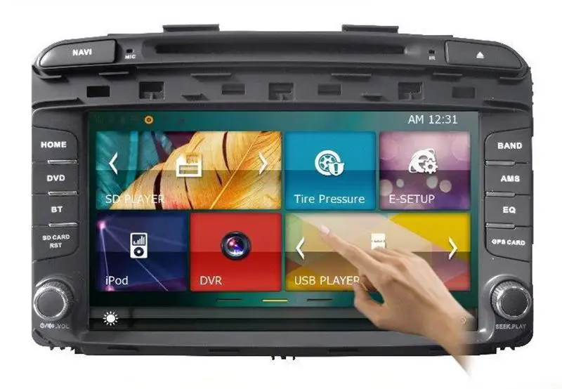 

9" in-dash Car DVD player with GPS(optional),USB/SD,AUX,BT/TV,audio Radio stereo,car multimedia headunit for Kia SORENTO 2015