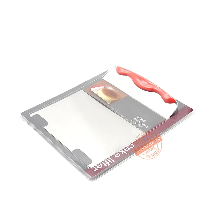 " безопасный подъемник для торта из нержавеющей стали для пиццы Лопата для переноса квадратный пирог лоток движущаяся тарелка инструмент для печенья лопатка