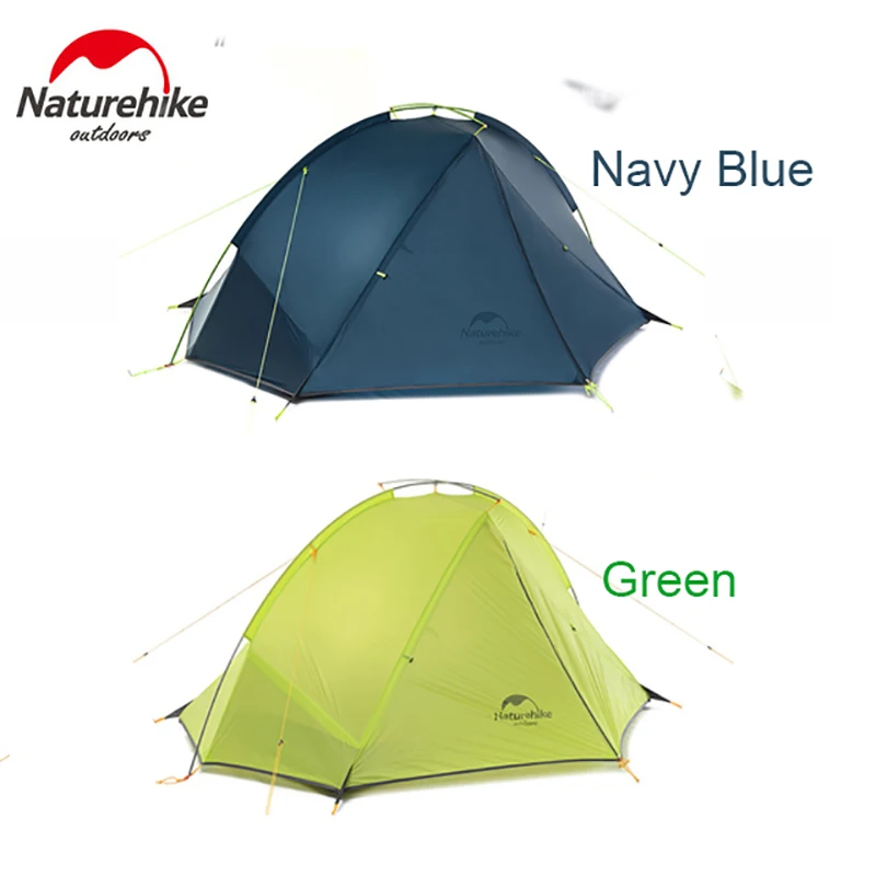 Палатка Naturehike Pro 20D на 1/2 человек силиконовая ткань непромокаемая однополюсная