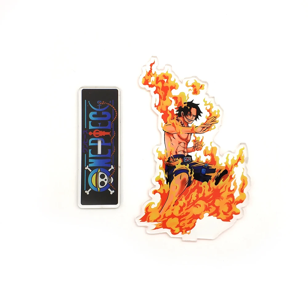 Любовь спасибо one piece Ace the fire fist акриловая подставка фигурка модель двухсторонняя пластина Держатель торт Топпер аниме