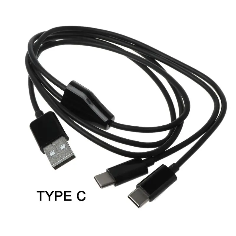 Портативный USB 2 0 Тип A Мужской Двойной C сплиттер папа Y зарядный кабель для