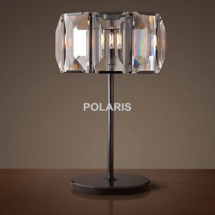 Винтажная настольная лампа K9 с кристаллами для домашнего декора|light table lamp|table