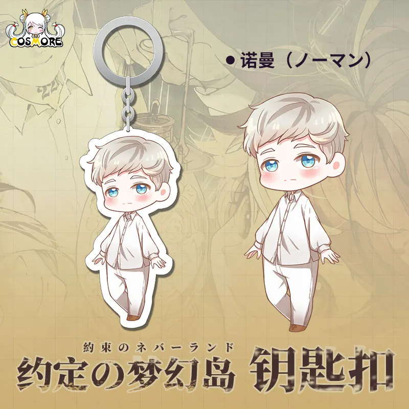 Аниме обещанный Neverland Yakusoku no Норман Эмма Рей Косплей акриловый брелок Подвеска