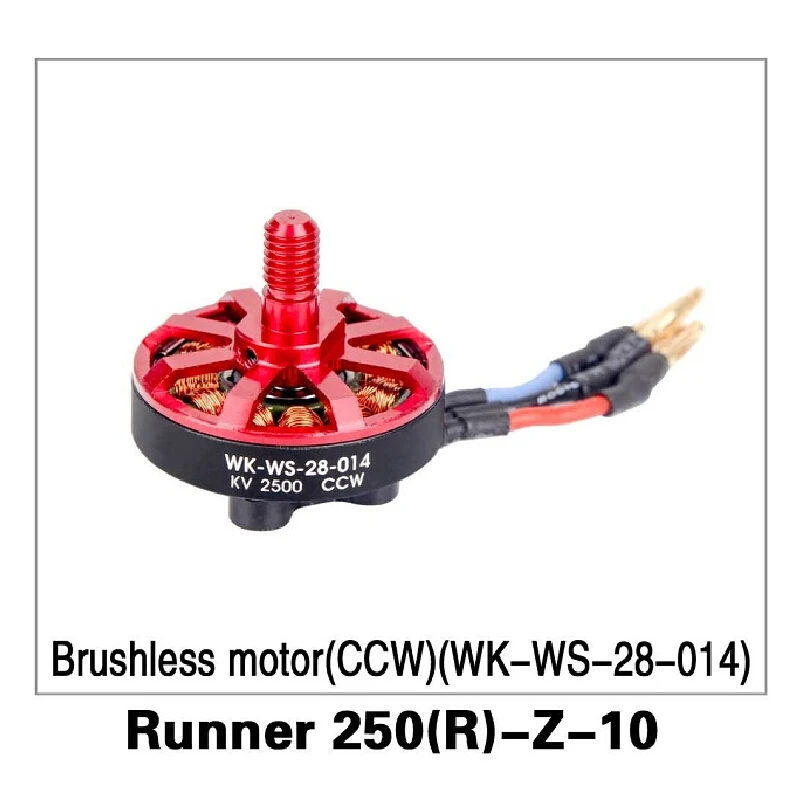 Бесщеточный двигатель CCW (WK-WS-28-014) Runner 250 (R)-Z-10 для Walkera Advance GPS RC Drone Quadcopter