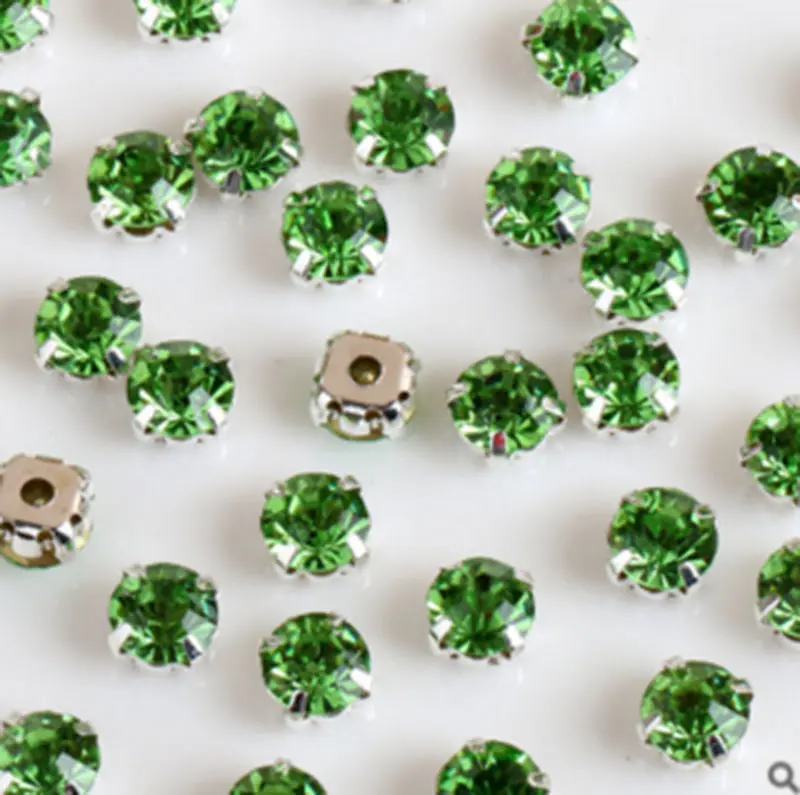 SS16 100 шт стеклянные стразы для пришивания на одежду свадебное платье Сделай Сам