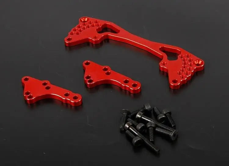 CNC металлический Регулируемый Сплав передний амортизатор Набор для 1/5 HPI Rovan King Motor