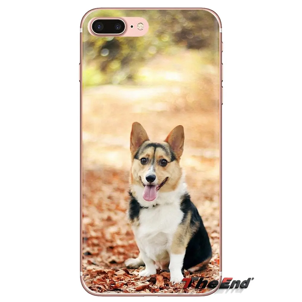 Transparent Soft Cases Covers Cute corgi dog puppies For Samsung Galaxy J1 J2 J3 J4 J5 J6 J7 J8 Plus 2018 Prime 2015 2016 2017 |