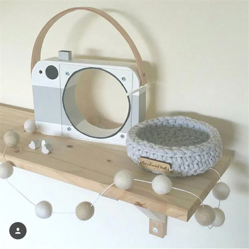 Скандинавская деревянная копилка для денег с камерой милая монет детские