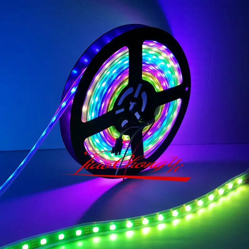 5 м цифровая WS2811 Светодиодная лента 5050 красный зелёный синий Мечта Цвет 300
