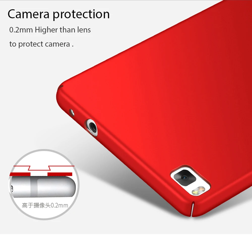 ZORWING Case For Huawei P8 Slim Matte Phone Lite Cover Hard Coque Back 2017 |
