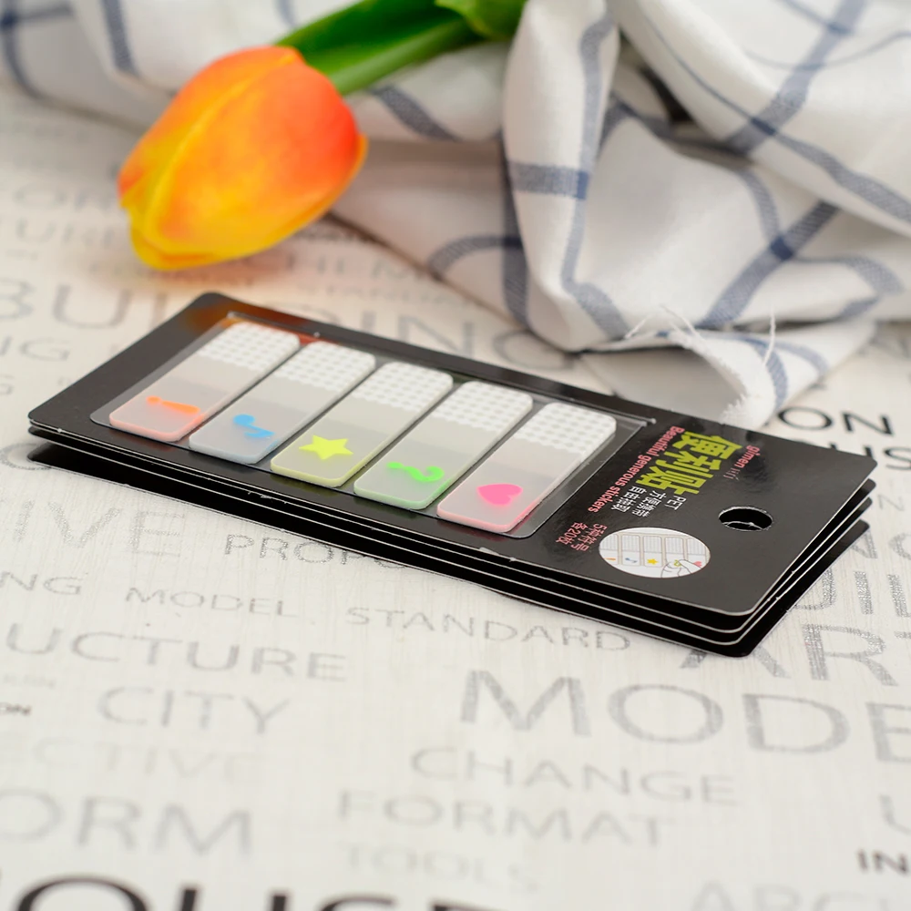 Съемный 100 листов страницы маркер индексные ярлыки наклейки флаги memo pad Sticky