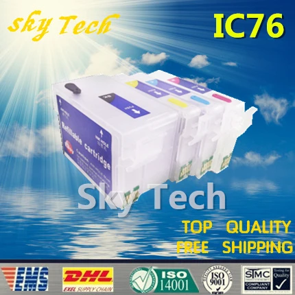 76L IC76 пустые многоразовые чернильные картриджи для ICBK76 ICY76 костюм Epson PX M5040F S5040 с